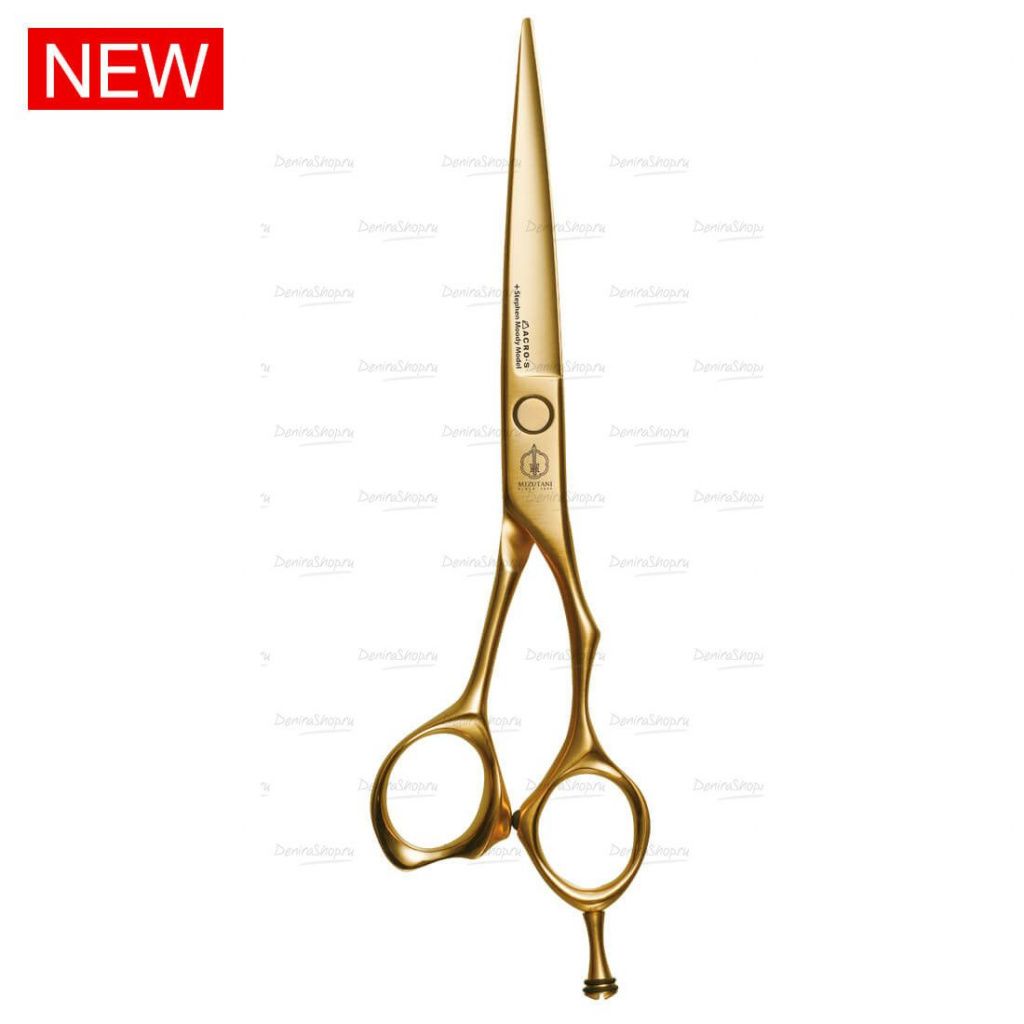 Ножницы для стрижки ACRO-S +Stephen Moody Model Satin Gold 5.5 купить. Отзывы, фото и видео. Официальный сайт Мизутани в России